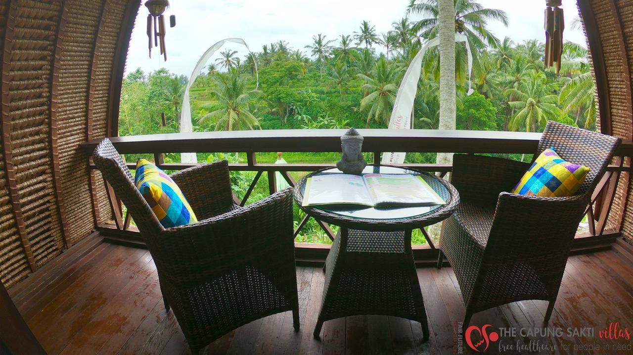 Capung Sakti Villas ウブド エクステリア 写真